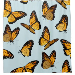 Colourful Monarch Butterflies Vintage Illustration