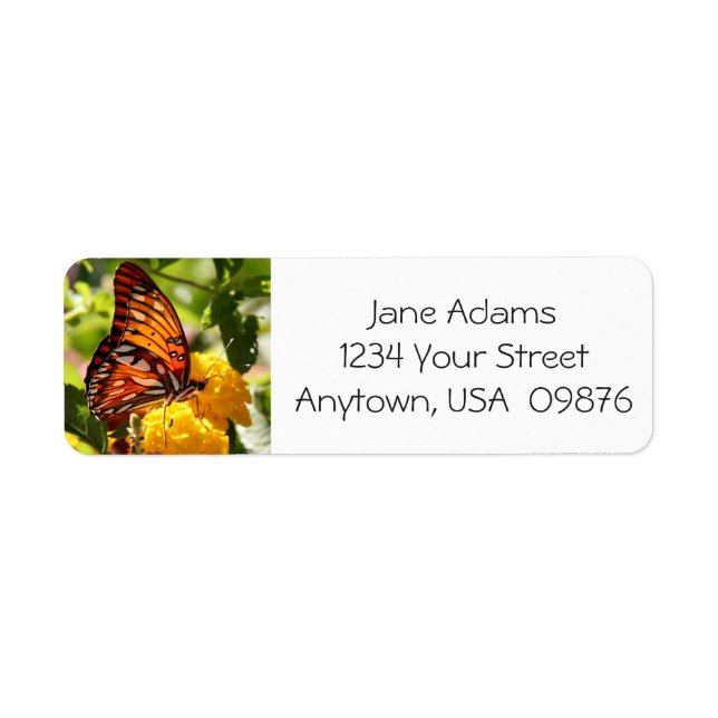 Colourful Monarch Butterfly, Personalized (Front)