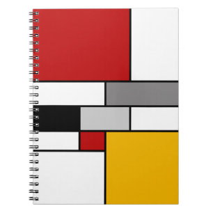 Colourful Mondrian inspiration Notebook