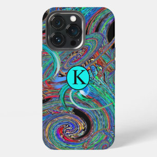 Colourful Monogram Trendy Abstract Case-Mate iPhone 13 Pro Case