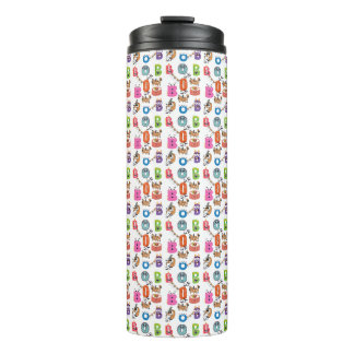 Colourful Monster “BOO” Halloween Cartoon Design Thermal Tumbler