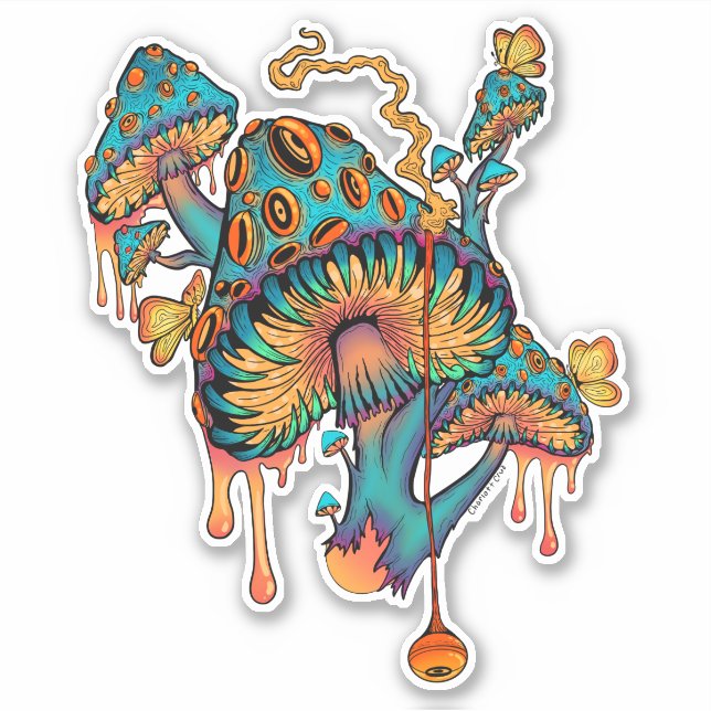 Colourful Monster Mushrooms  (Front)