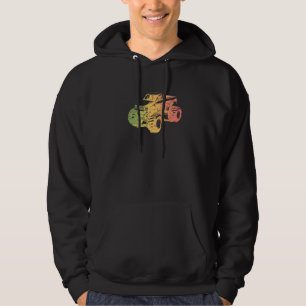 Colourful Monster Truck Art Hoodie