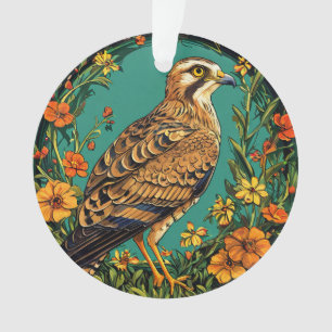 Colourful Montagu's harrier Bird Ornament
