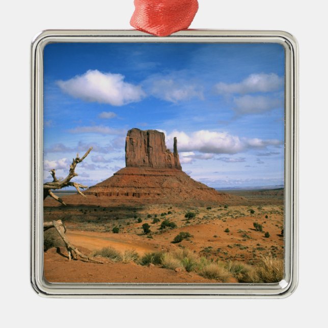 Colourful Monument Valley Mittens in Utah USA Metal Ornament (Front)