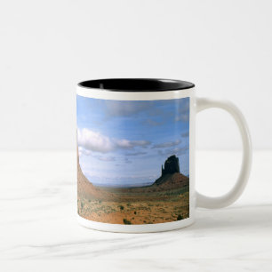 Colourful Monument Valley Mittens in Utah USA Two-Tone Coffee Mug