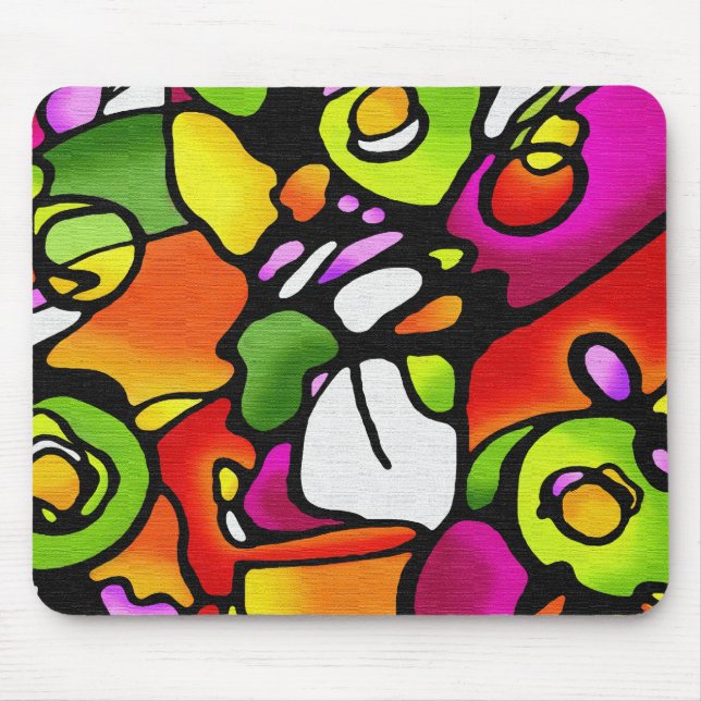 Colourful Mood Swing Mouse Pad (Front)