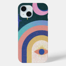 Colourful Moon Eye Arch Symbol Art