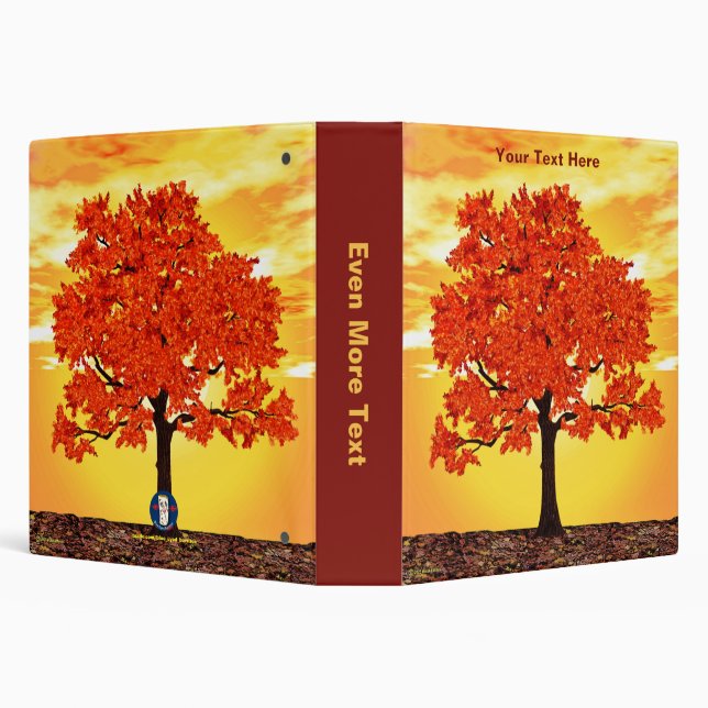 Colourful Morning Oak Binder (Background)