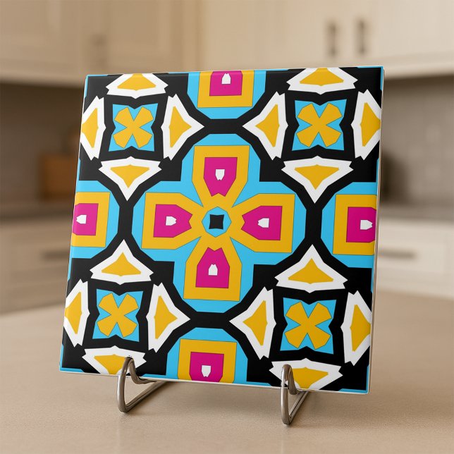 Colourful Moroccan Classy Elegant Geometric Patter Tile (Creator Uploaded)