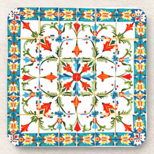 Colourful,Moroccan,mosaic, Coaster