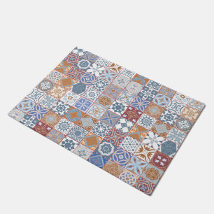 Colourful Moroccan tile Doormat