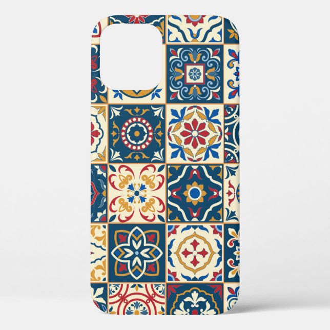 Colourful Moroccan tiles, gorgeous seamless patter Case-Mate iPhone Case (Back)