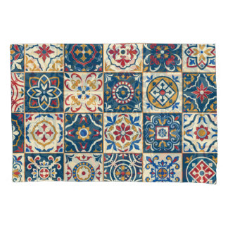 Colourful Moroccan tiles, gorgeous seamless patter Pillowcase