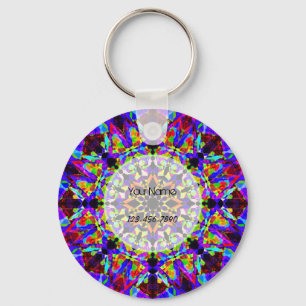 Colourful Mosaic Keychain