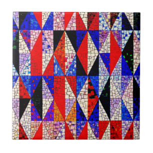 Colourful Mosaic Look Ceramic Tiles