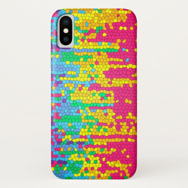 Colourful mosaic pattern Case-Mate iPhone case (Back)