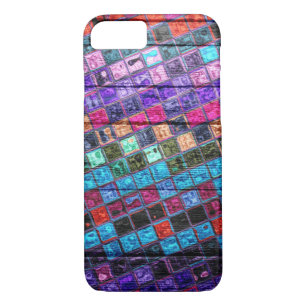 Colourful Mosaic Pattern Wood Look #14 Case-Mate iPhone Case
