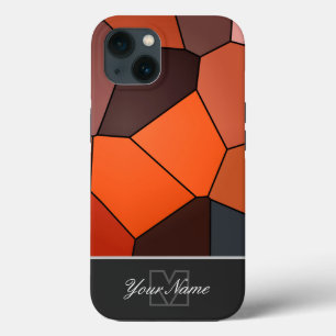 Colourful mosaic tiles with Monogram! Case-Mate iP iPhone 13 Case