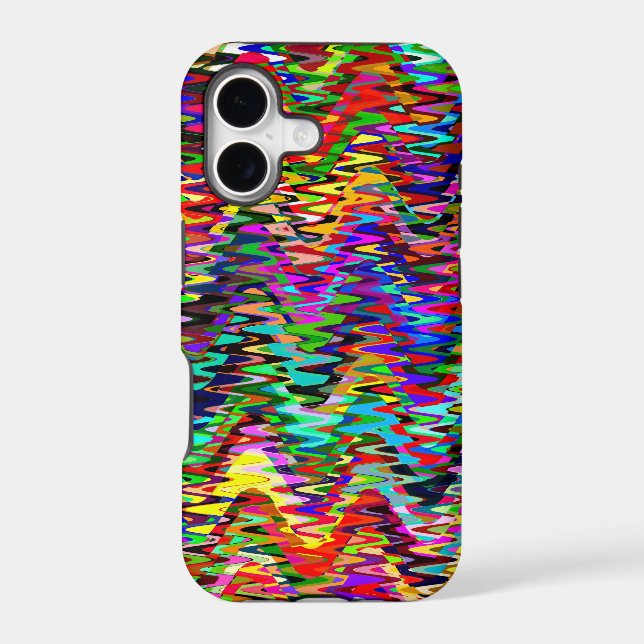 Colourful Mosaic Wave Pattern (Back)