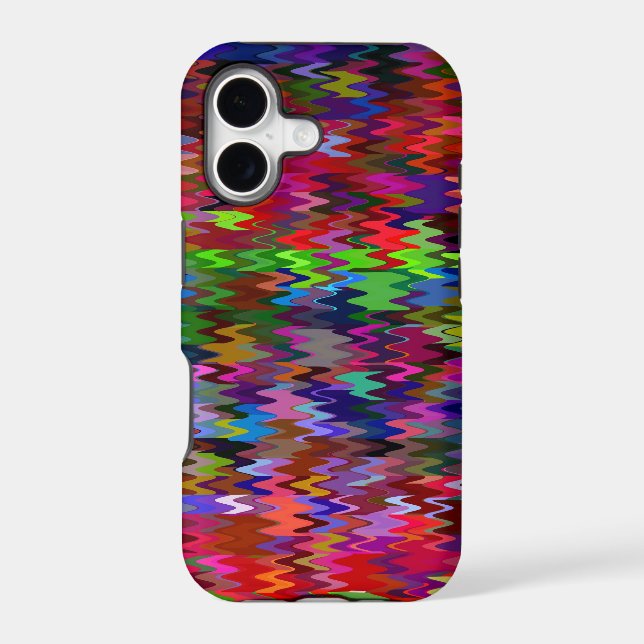 Colourful Mosaic Wave Pattern #3 (Back)
