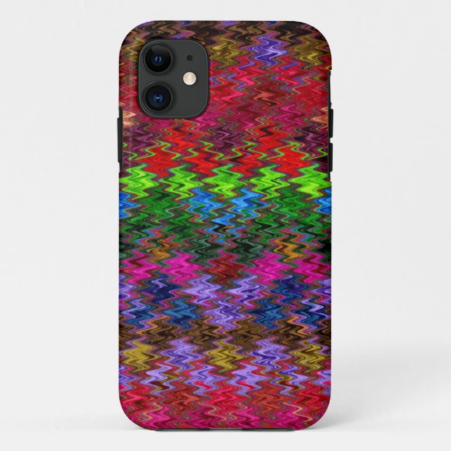 Colourful Mosaic Wave Pattern #4 Case-Mate iPhone Case (Back)