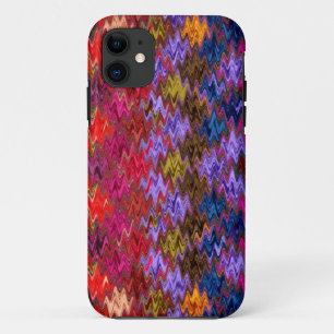 Colourful Mosaic Wave Pattern #5 iPhone 11 Case