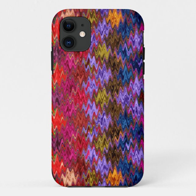 Colourful Mosaic Wave Pattern #5 Case-Mate iPhone Case (Back)