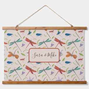 Colourful Moth Butterfly Pattern Personalized Hang Hanging Tapestry