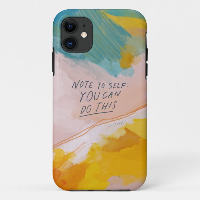 Colourful Motivational Artsy Phone Case (Back)