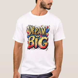 Colourful Motivational Lettering for Print T-Shirt