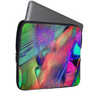 Colourful movement of messy objects in soft carvin
