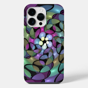 Colourful Movements Abstract Trippy Fractal Art iPhone 14 Pro Max Case