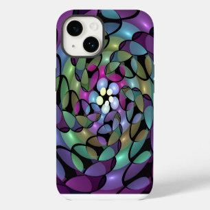 Colourful Movements Abstract Trippy Fractal Art iPhone 14 Case