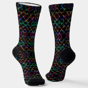 Colourful Multicolored Cheerful Striped Socks