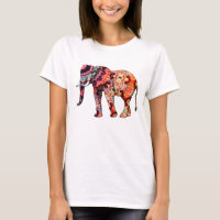 Colourful Multicolored Elephant