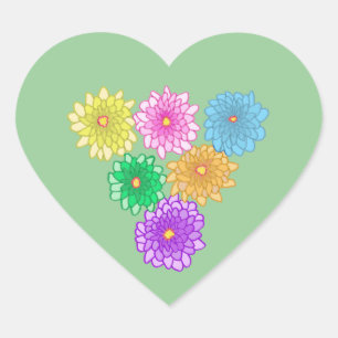 Colourful Mums Custom Stickers