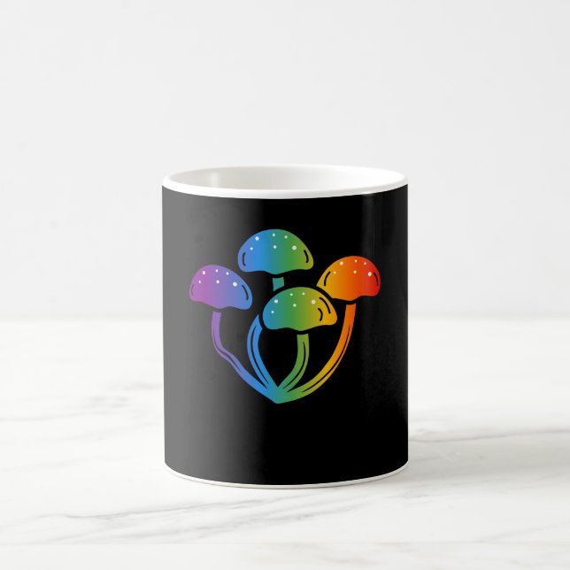 Colourful Mushroom for Rainbow Day Coffee Mug (Center)