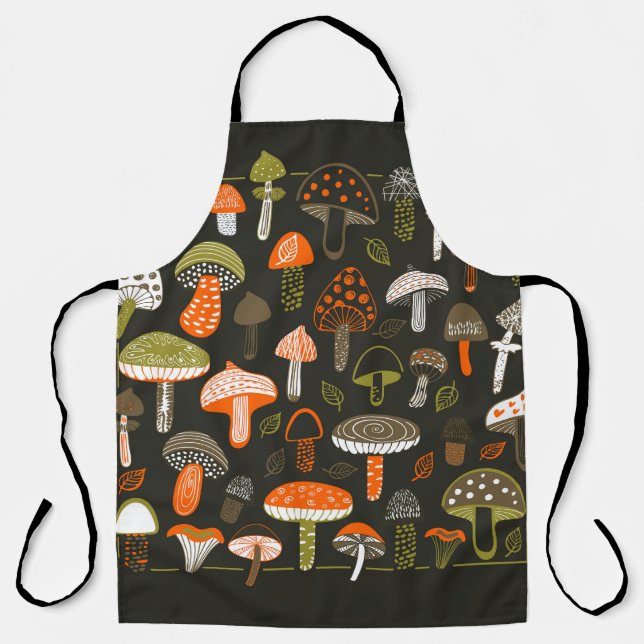 Colourful Mushrooms: Fairy Collection Apron (Front)