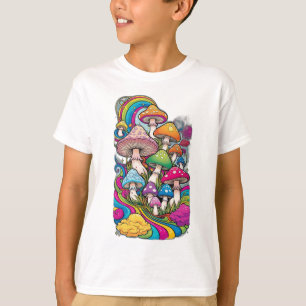 Colourful mushrooms  T-Shirt