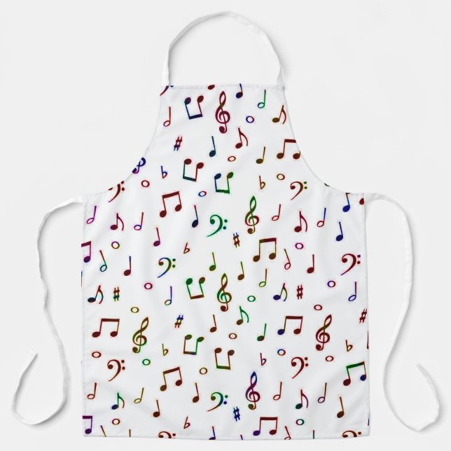 Colourful music apron (Front)