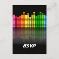 Colourful Music Equalizer w/Reflection, Cool Techn