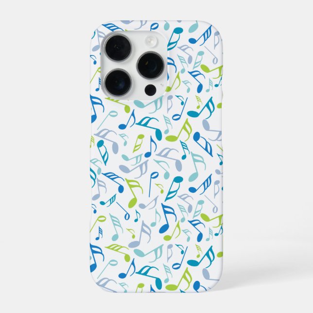 Colourful Music Notes  iPhone Case (Back)