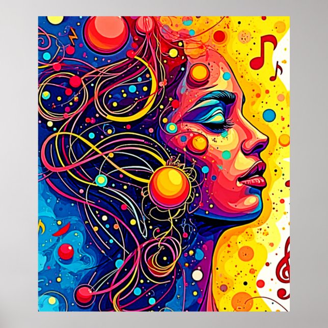 Colourful Music Soul Poster (Front)