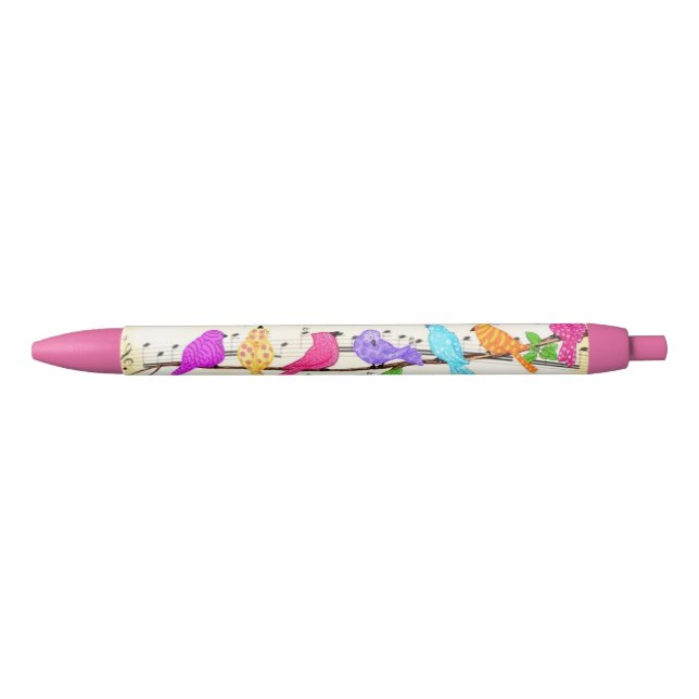 Colourful Musical Birds Pen Spring (Front)