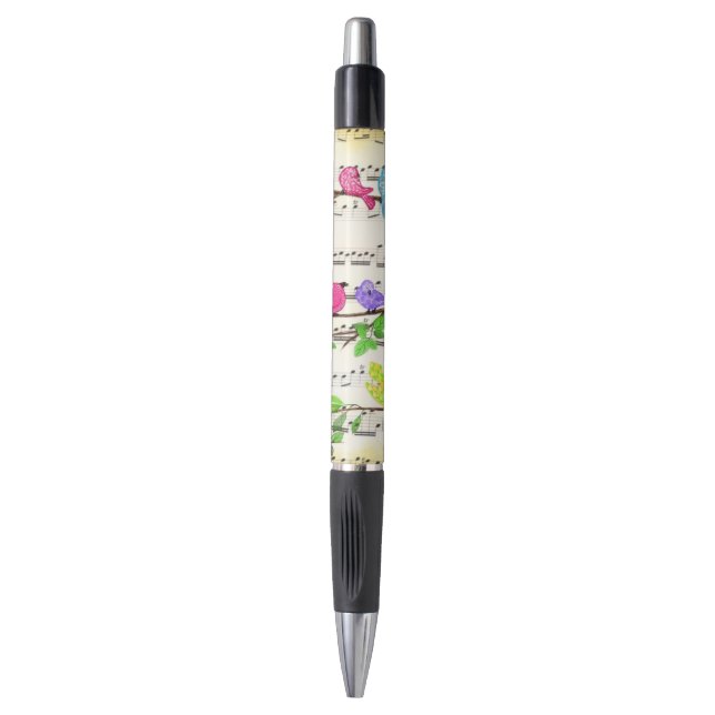 Colourful Musical Birds Pen Spring (Front Vertical)
