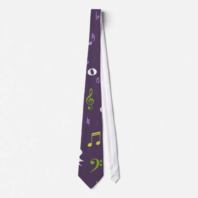 Colourful Musical Neck Tie (Front)