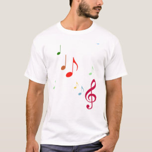 Colourful Musical Notes T-Shirt