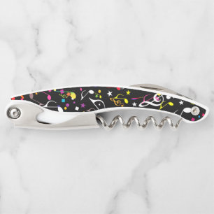 Colourful Musical Notes / The BOSS (Your Text) Corkscrew