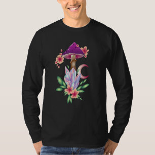 Colourful Mycology Mushrooms Family And Mushroom c T-Shirt